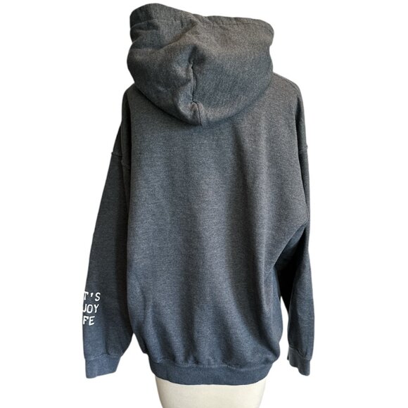 Let's Enjoy Life Skeletons Dancing Halloween Sweatshirt Hoodie - Picture 2 of 7